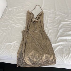 Gold hater top dress